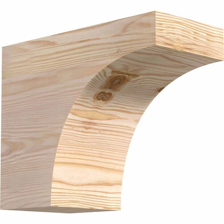 Ekena Millwork Huntington Smooth Rafter Tail, Douglas Fir, 5 1/2"W x 10"H x 12"L RFT06X10X12HUN00SDF